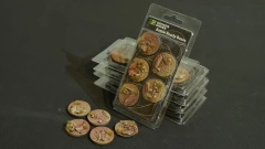 Gamers Grass 40mm Badlands Round Battle Ready Bases (5)